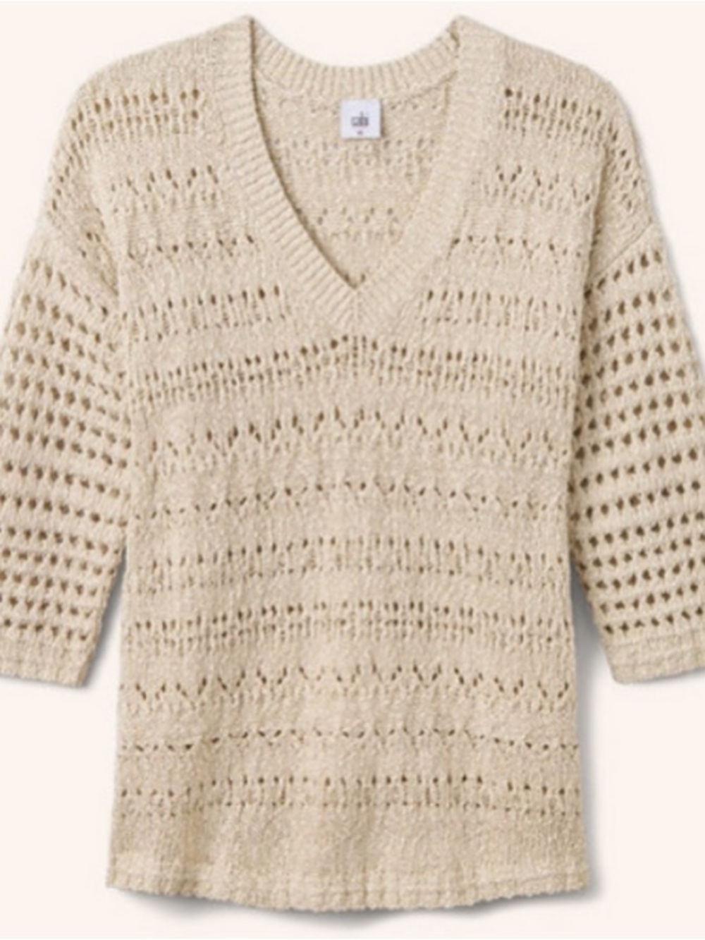 Cabi Style 6774 Tulum Pullover Spring 2025 - like new!